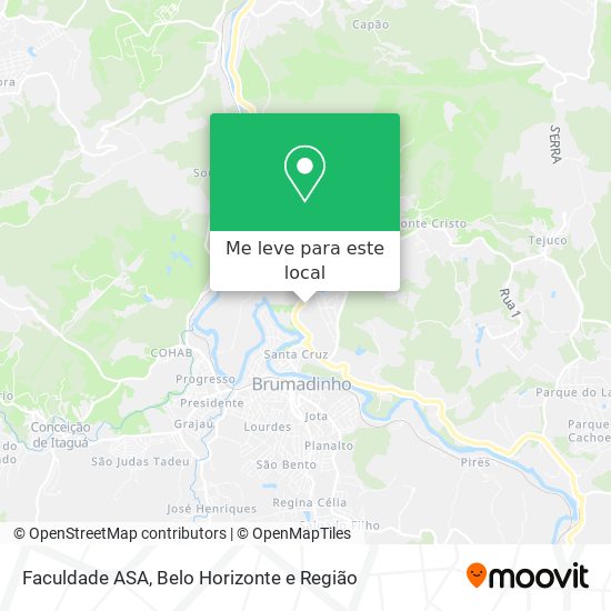 Faculdade ASA mapa