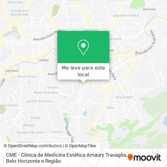 CME - Clinica de Medicina Estética Amaury Travaglia mapa