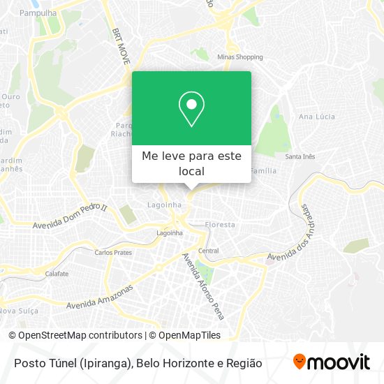 Posto Túnel (Ipiranga) mapa