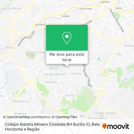 Colégio Batista Mineiro (Unidade BH Buritis II) mapa