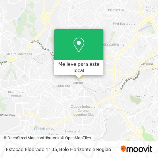 Estação Eldorado 1105 mapa