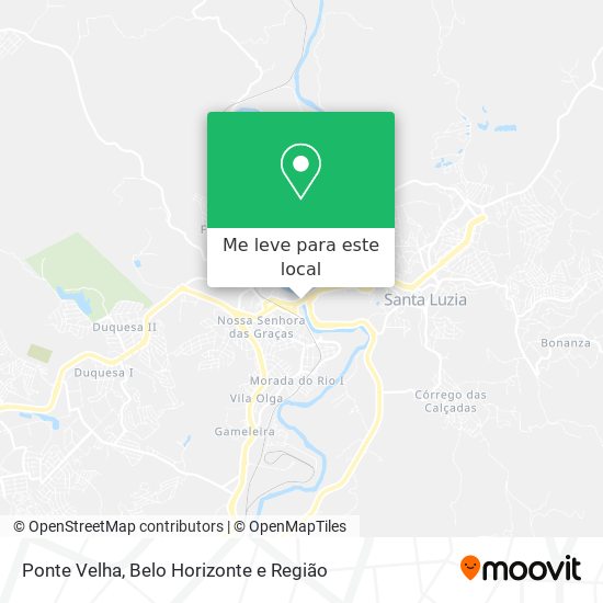 Ponte Velha mapa