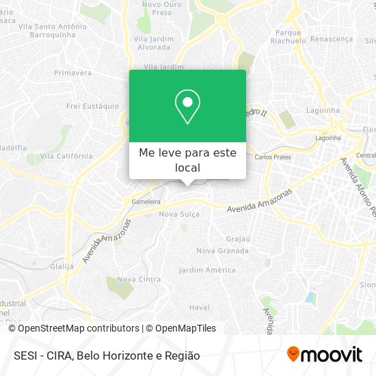 SESI - CIRA mapa