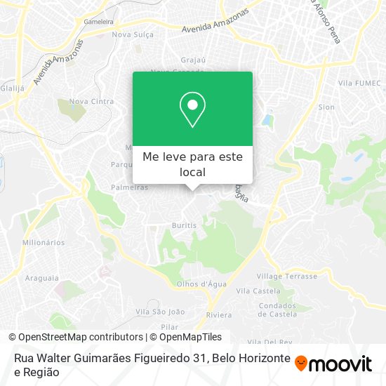 Rua Walter Guimarães Figueiredo 31 mapa