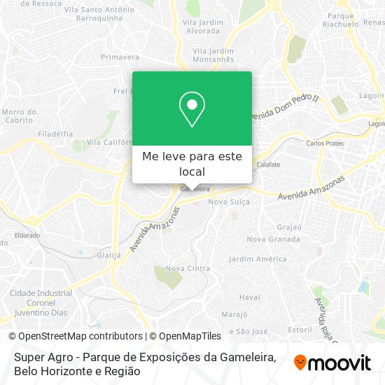 Super Agro - Parque de Exposições da Gameleira mapa