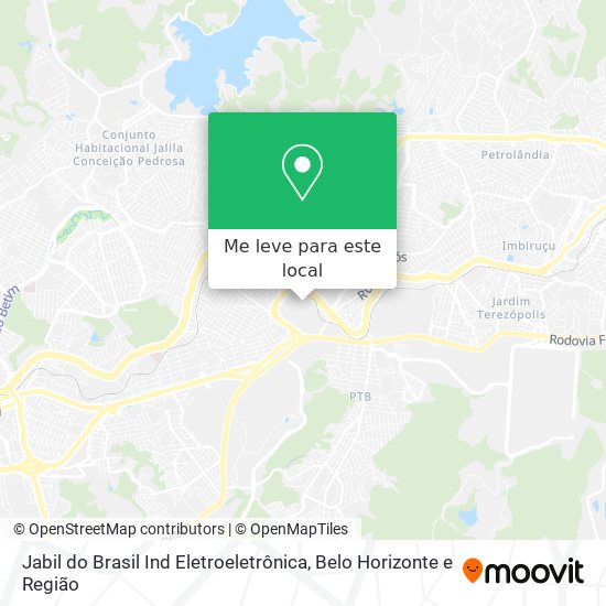 Jabil do Brasil Ind Eletroeletrônica mapa