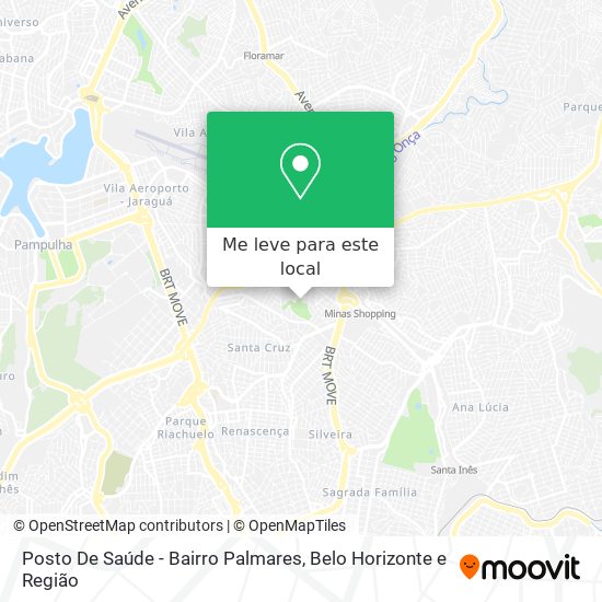 Posto De Saúde - Bairro Palmares mapa