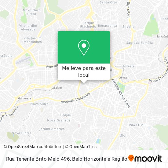 Rua Tenente Brito Melo 496 mapa