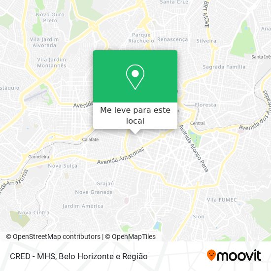 CRED - MHS mapa