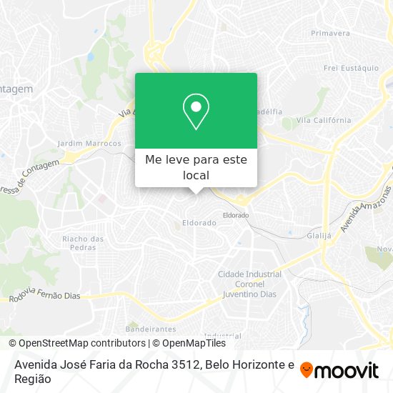 Avenida José Faria da Rocha 3512 mapa