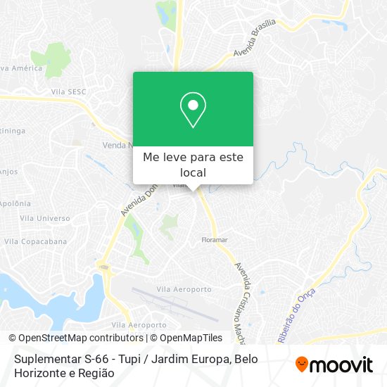 Suplementar S-66 - Tupi / Jardim Europa mapa