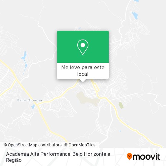 Academia Alta Performance mapa
