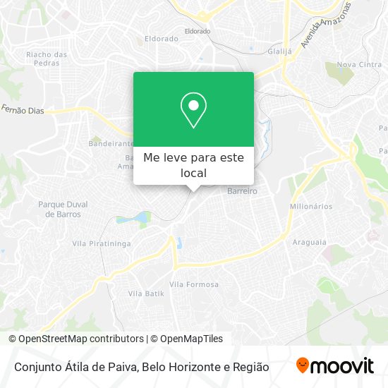 Conjunto Átila de Paiva mapa