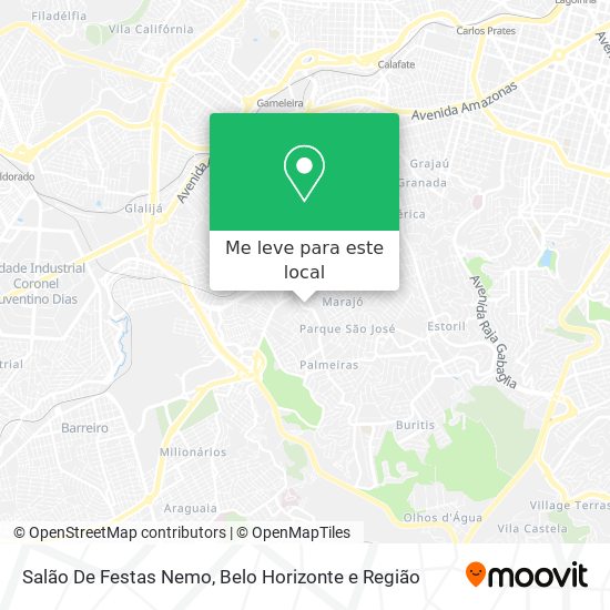 Salão De Festas Nemo mapa