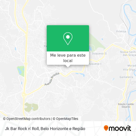 Jk Bar Rock n' Roll mapa
