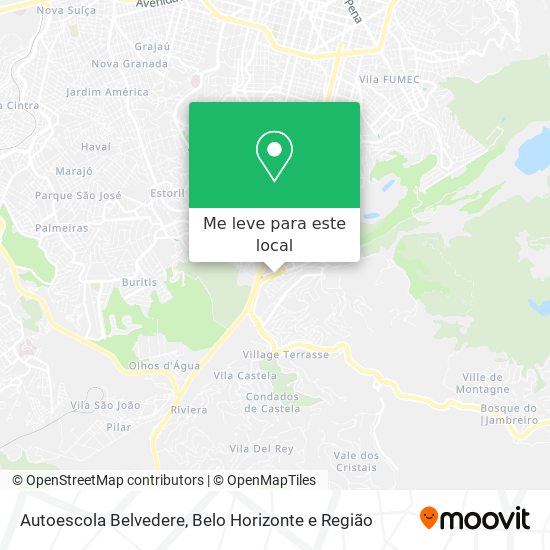 Autoescola Belvedere mapa