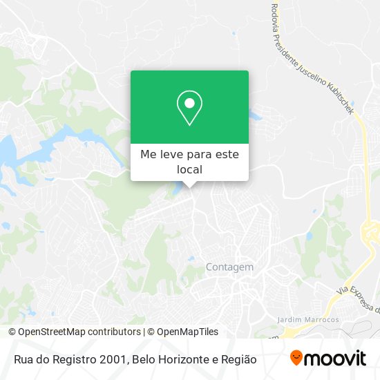 Rua do Registro 2001 mapa