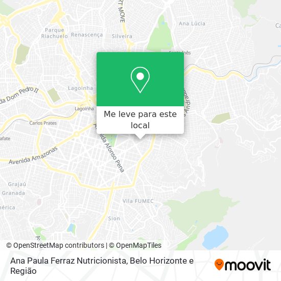Ana Paula Ferraz Nutricionista mapa