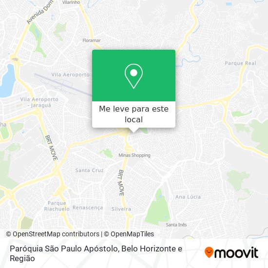 Paróquia São Paulo Apóstolo mapa