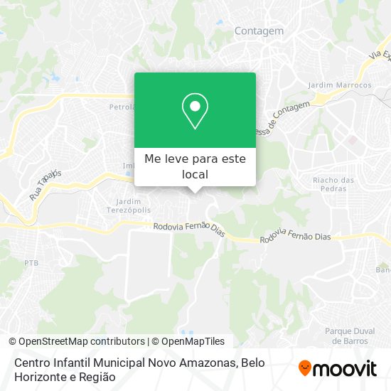 Centro Infantil Municipal Novo Amazonas mapa
