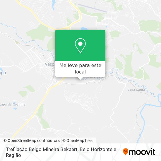 Trefilação Belgo Mineira Bekaert mapa