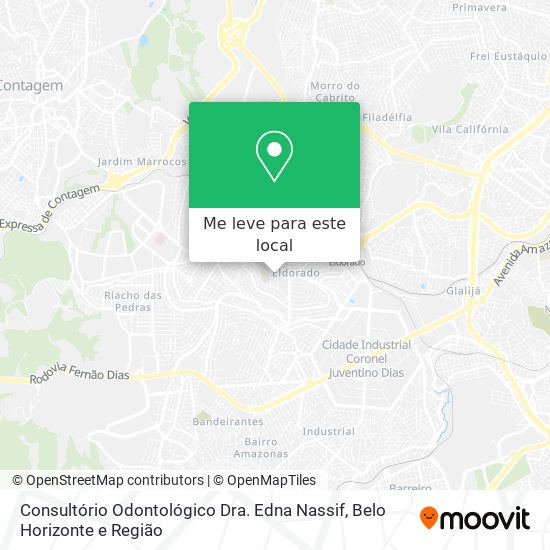 Consultório Odontológico Dra. Edna Nassif mapa