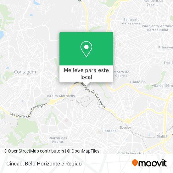 Cincão mapa