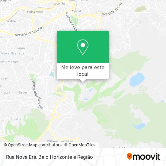Rua Nova Era mapa