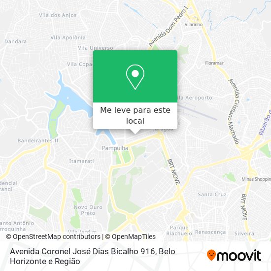 Avenida Coronel José Dias Bicalho 916 mapa