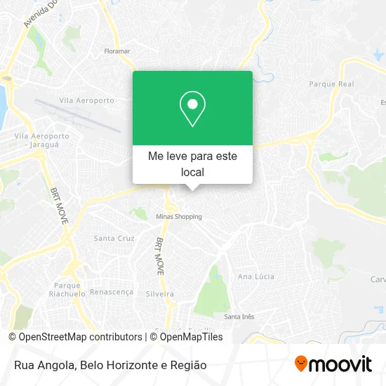 Rua Angola mapa