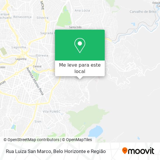 Rua Luiza San Marco mapa