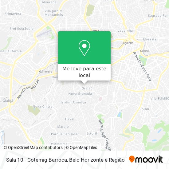 Sala 10 - Cotemig Barroca mapa