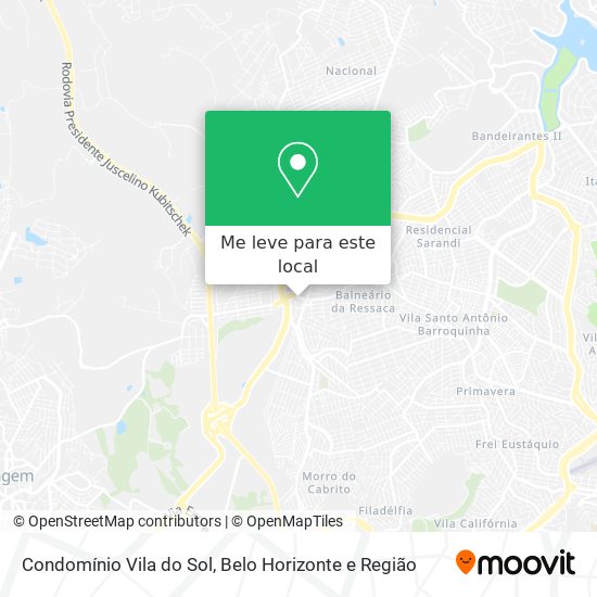 Condomínio Vila do Sol mapa