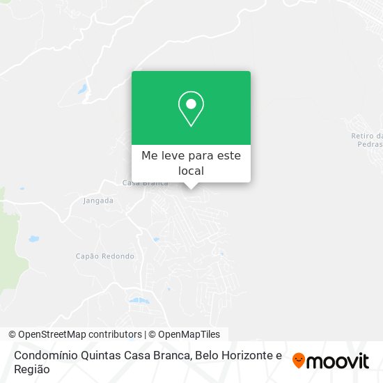 Condomínio Quintas Casa Branca mapa