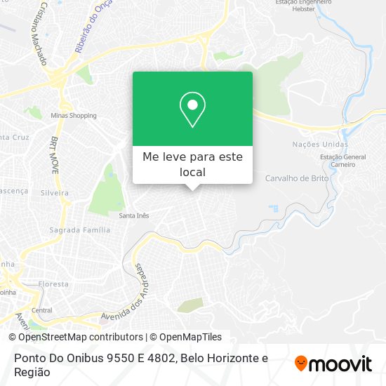 Ponto Do Onibus 9550 E 4802 mapa