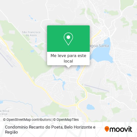 Condomínio Recanto do Poeta mapa