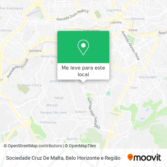 Sociedade Cruz De Malta mapa