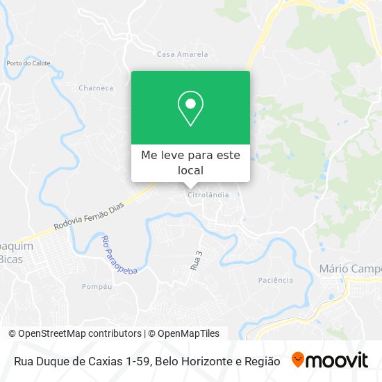 Rua Duque de Caxias 1-59 mapa
