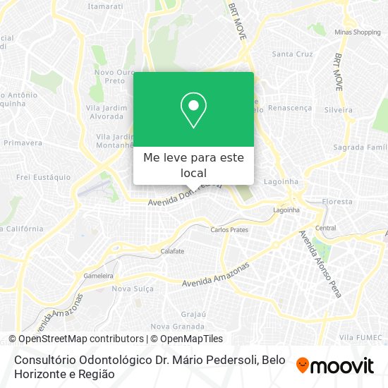 Consultório Odontológico Dr. Mário Pedersoli mapa