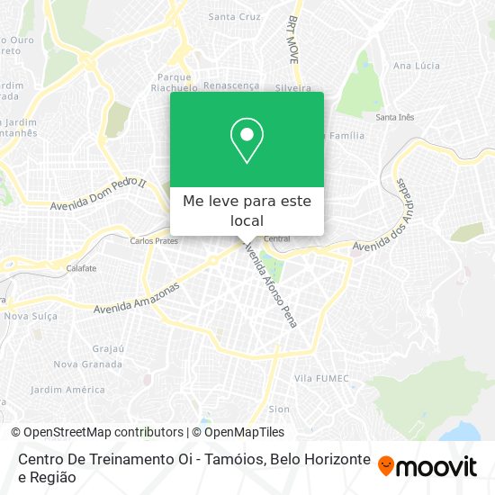 Centro De Treinamento Oi - Tamóios mapa