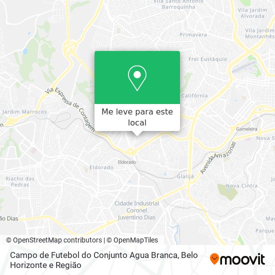 Campo de Futebol do Conjunto Agua Branca mapa