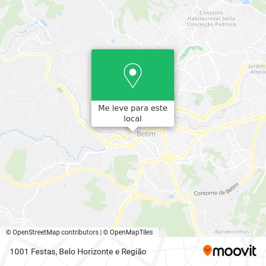 1001 Festas mapa