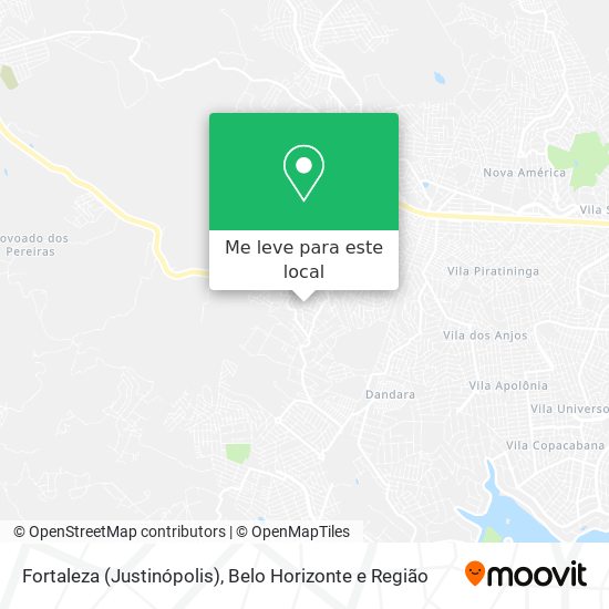 Fortaleza (Justinópolis) mapa