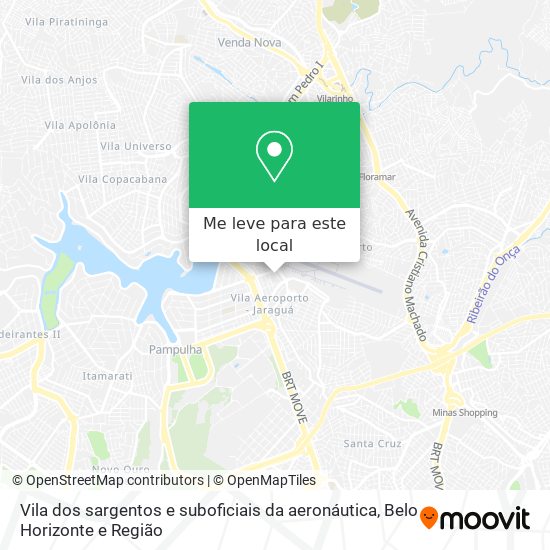 Vila dos sargentos e suboficiais da aeronáutica mapa
