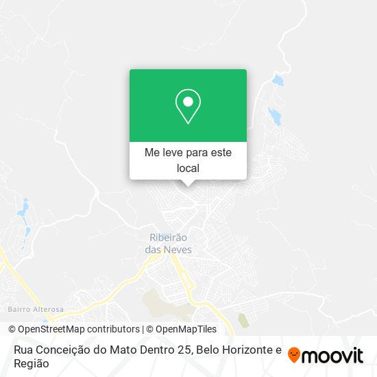 Rua Conceição do Mato Dentro 25 mapa