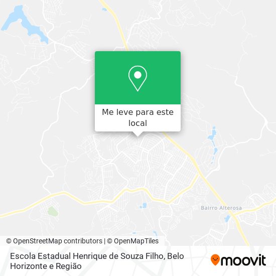 Escola Estadual Henrique de Souza Filho mapa