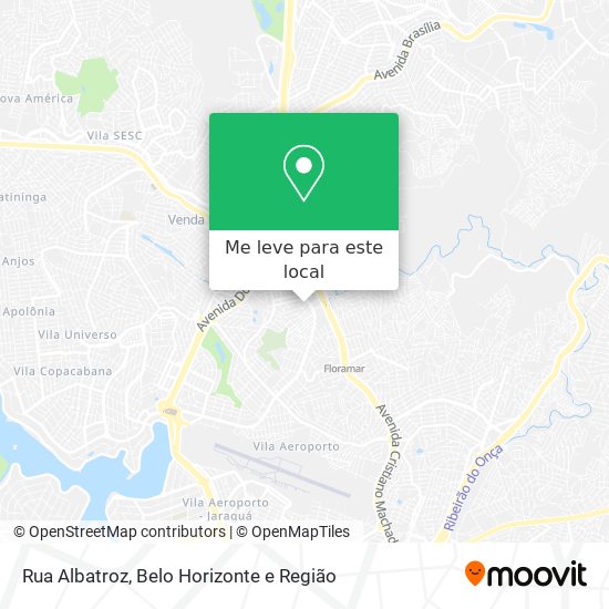 Rua Albatroz mapa