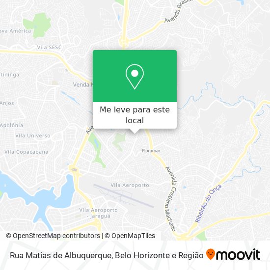 Rua Matias de Albuquerque mapa
