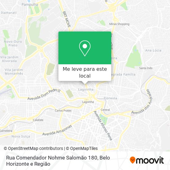 Rua Comendador Nohme Salomão 180 mapa
