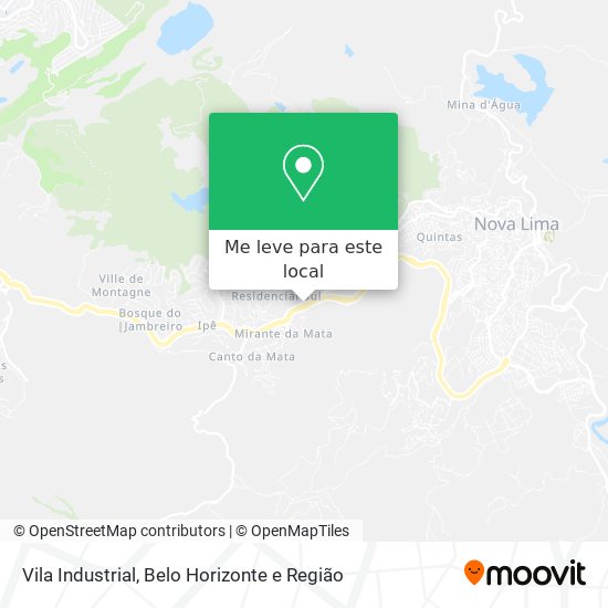 Vila Industrial mapa